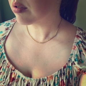 Italian made 14k linked gold chain necklace